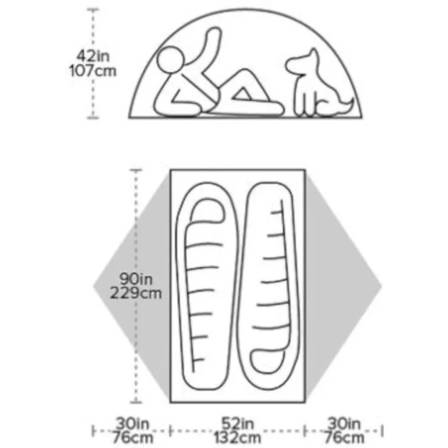 Намет туристичний Big Agnes Blacktail 2 green (100017655) - зображення 2