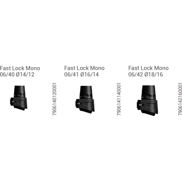 Затискне з'єднання Gabel 06/42 Fast Lock Mono Ø18/16 Black (100073762) - зображення 2