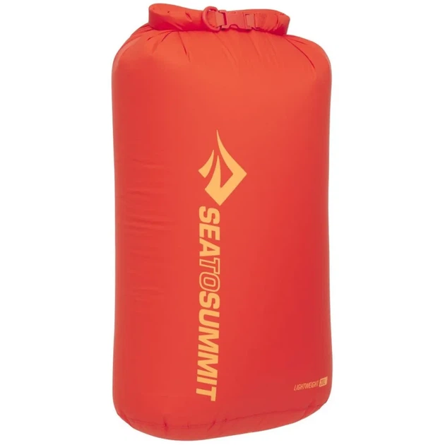 Гермомешок для сплава или похода Sea to Summit Lightweight Dry Bag 20L Spicy orange - изображение 2