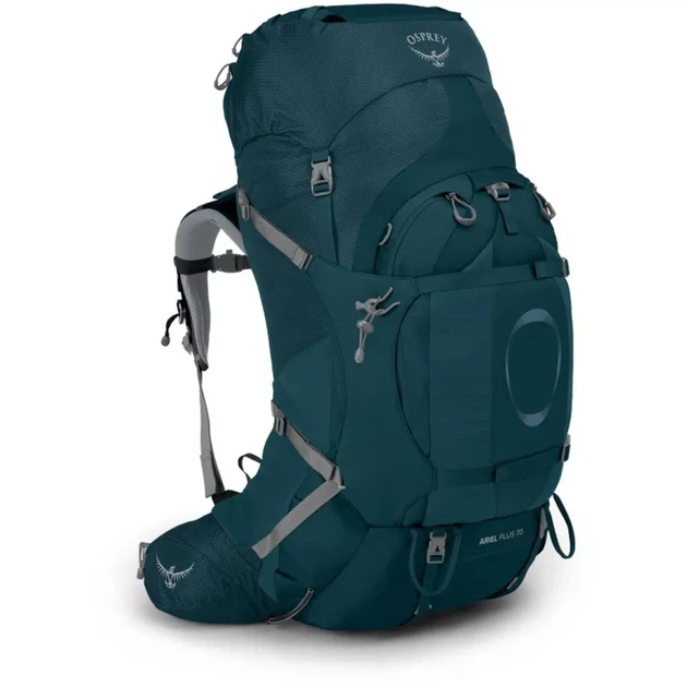 Рюкзак туристический Osprey Ariel Plus 70 Night jungle blue M/L (100003831) - Фото 1 Рюкзак туристический Osprey Ariel Plus 70 Night jungle blue M/L (100003831) - изображение 1