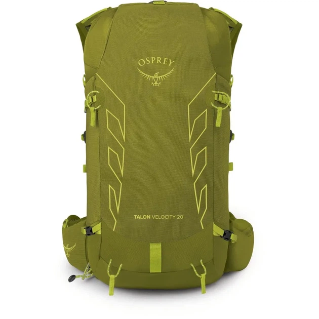 Рюкзак туристический Osprey Talon Velocity 20 Matcha green/lemongrass S/M (100024630) - изображение 4