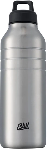 Пляшка для води металева Esbit DB1000TL-S Stainless steel (100008797) - Фото 2 Пляшка для води металева Esbit DB1000TL-S Stainless steel (100008797) - зображення 2