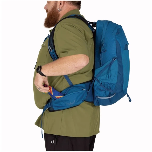 Рюкзак туристический Osprey Talon 22 scoria blue night shift Uni (100080059) - Фото 6 Рюкзак туристический Osprey Talon 22 scoria blue night shift Uni (100080059) - изображение 6