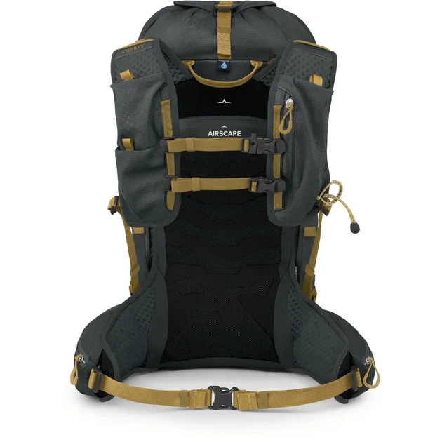 Рюкзак туристичний наплічник Osprey Talon Velocity 30 Dark charcoal/tumbleweed yellow S/M (100023822) - зображення 3