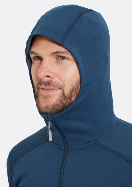 Кофта мужская Rab Modulus Hoody, Tempest Blue, M (RB QFG-15-TMB-MED) - Фото 5 Кофта мужская Rab Modulus Hoody, Tempest Blue, M (RB QFG-15-TMB-MED) - изображение 5