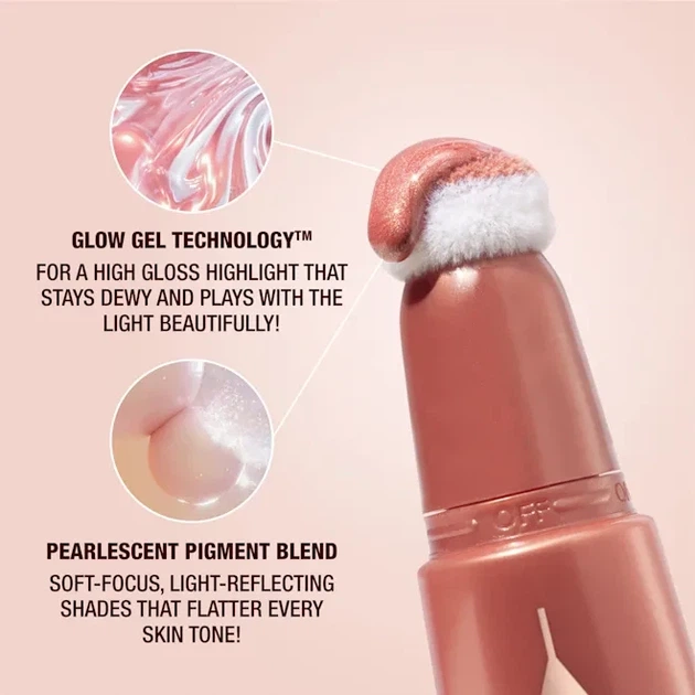 Рум'яна- хайлайтер для лица Charlotte Tilbury Beauty Light Wand оттенок Pillow Talk, 12мл - изображение 4