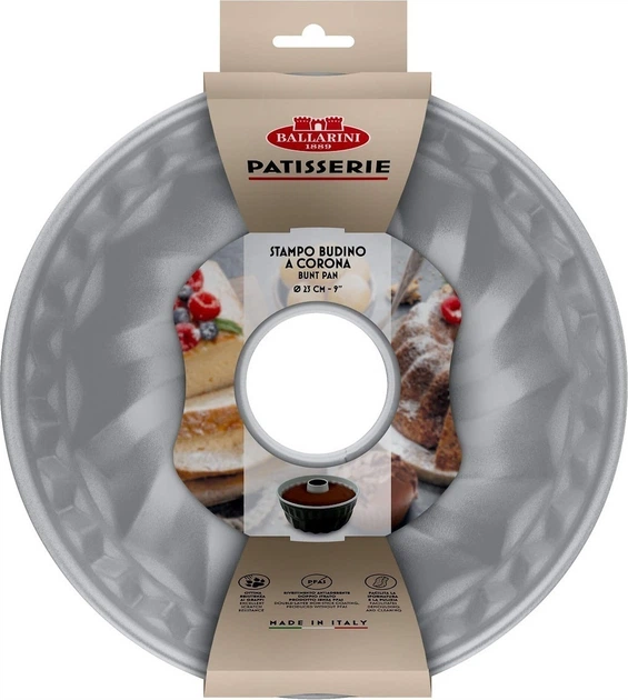 Форма для кексу Ballarini Patisserie із отвором Сіра 23 см (8003150524565) - зображення 3