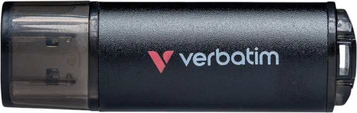 Флеш памʼять USB Verbatim V200 Metal 64GB USB 3.2 Gen1 Black (0023942302117) - зображення 2