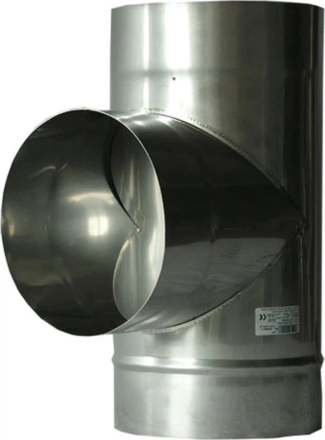 Trójnik kominowy Wadex 90° 150 mm (107150000) - obraz 2