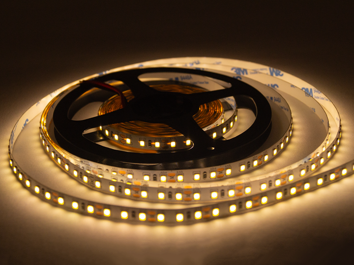 Світлодіодна стрічка 2835-120led-8mm-12V 9W/m IP20 тепло-білий (ST-12-2835-120-WW-20-V2) OEM - зображення 2