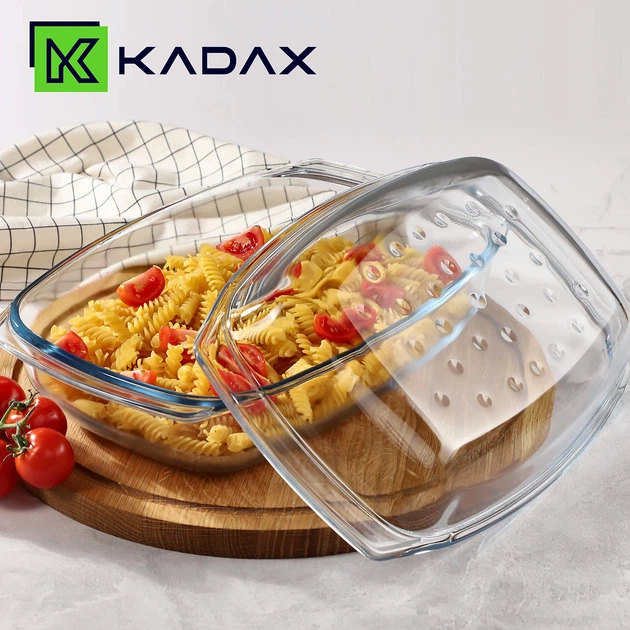 Naczynie do zapiekania Kadax szklane 4.1 l (5903699482964) - obraz 2
