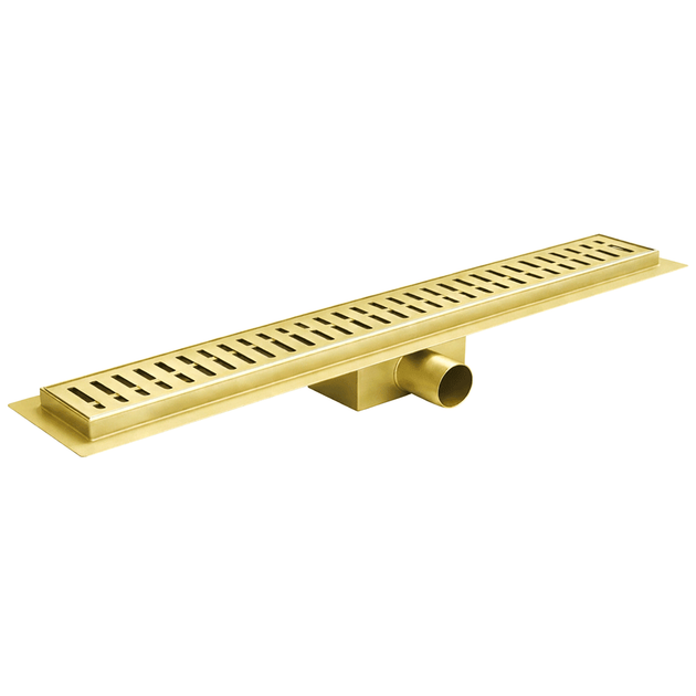 Трап для душевой кабины 700 мм Koer FD35-70x700-Brushed Gold с сухим затвором AC0718 - изображение 2