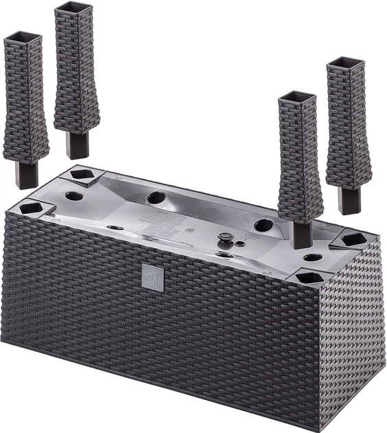 Горщик з системою поливу Kadax Trikala 60 см Темно-коричневий (K8021) - зображення 5