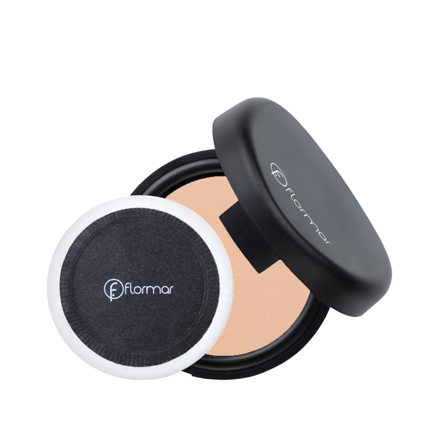 Пудра для лица FlorMar Compact матирующая № 93 Natural Coral Biege Натурально-карамельный - Фото 1 Пудра для лица FlorMar Compact матирующая № 93 Natural Coral Biege Натурально-карамельный - изображение 1