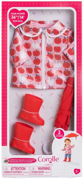 Zestaw akcesoriów dla lalek Corolle Raining Day 9000212820 (4062013212821) - зображення 2