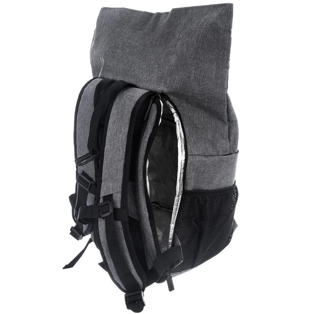 Термосумка Orion 731429 портфель 15 л Сіра (8592381190767) - зображення 3