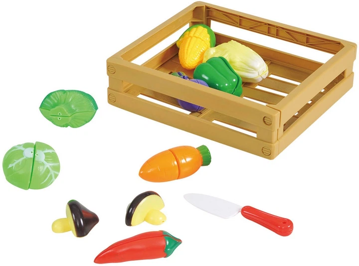 Zestaw zabawek PlayGo Slice and Share Veg 11 elementów 30013 (4892401300133) - obraz 2