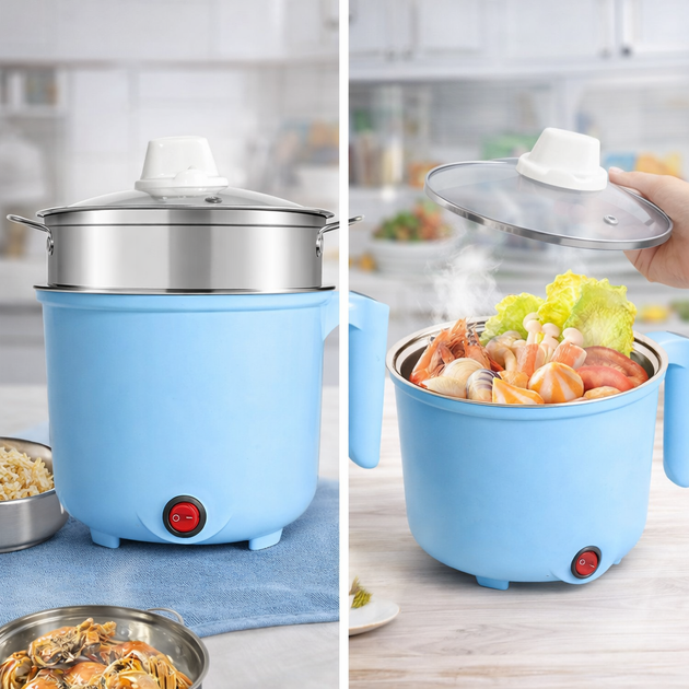 Міні електрична каструля Rice Cooker, багатофункційний електричний