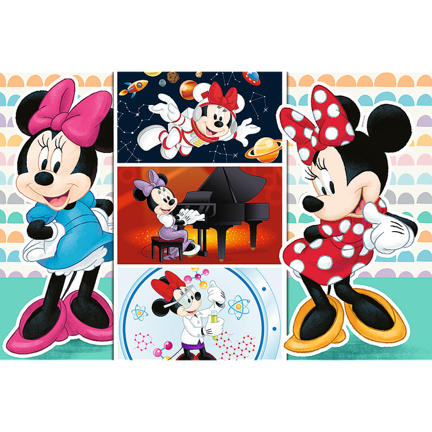 Puzzle Trefl Disney Minnie Zabawa z Minnie 100 elementów 16517 (5900511165173) - obraz 3