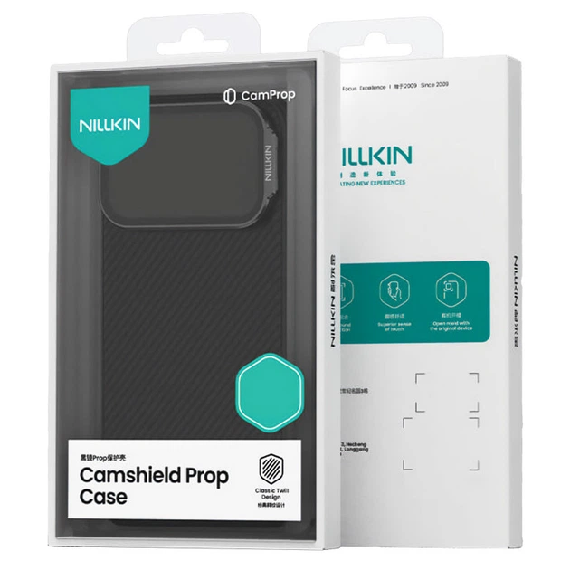 Карбонова накладка Nillkin Camshield Prop на Apple iPhone 17 Pro / 18 Pro (6.3") Black - Фото 6 Карбонова накладка Nillkin Camshield Prop на Apple iPhone 17 Pro / 18 Pro (6.3") Black - зображення 6