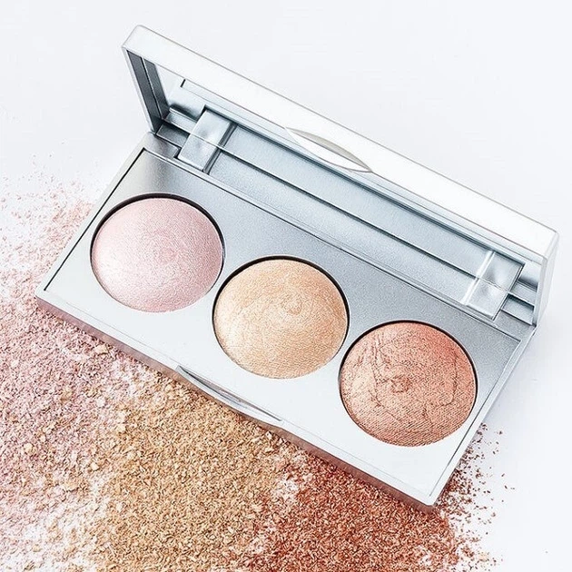 Палітра хайлайтерів для обличчя GOLDEN ROSE Strobing Highlighter - зображення 5