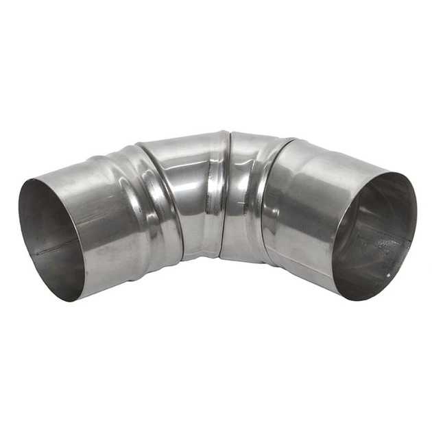 Kolano kominowe Wadex 50575288 90° 130 mm (5900309002086) - obraz 2