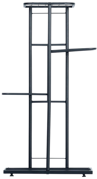 Стійка для квітів металева Vilde 4-рівнева 80 см Чорна (5904316453527) - зображення 3