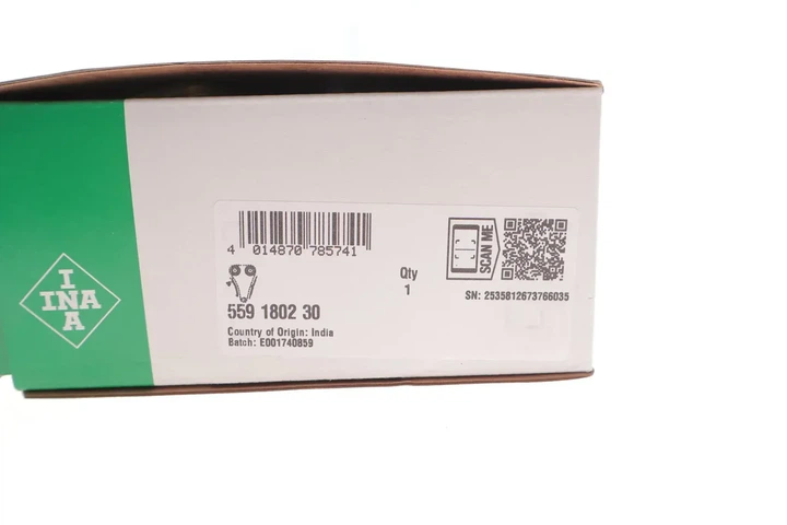 Комплект привідного ланцюга INA 559 1802 30 BMW X5, 7 Series, 5 Series, 6 Series 1439552, 11147647381, 11217528438 - изображение 2