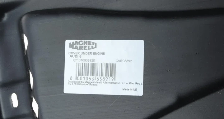 Захист двигуна 021316938920 MAGNETI MARELLI MAGNETI MARELLI 021316938920 4B0863821J - зображення 3