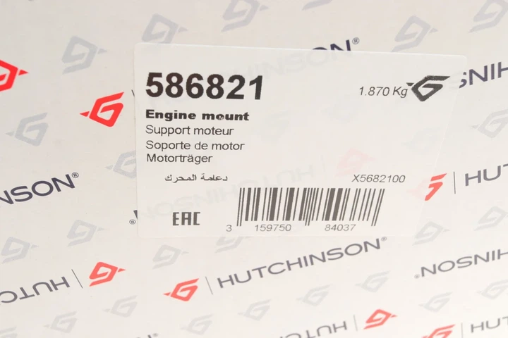 Подушка двигуна HUTCHINSON 586821 Ford Focus, Connect, Transit, C-Max 1766314, 2113114, CV616F012EB - изображение 11
