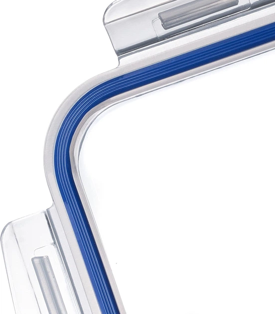 Набір контейнерів для їжі Kadax скляні з кришками та ущільнювачами 4 шт (5903699483213) - зображення 4