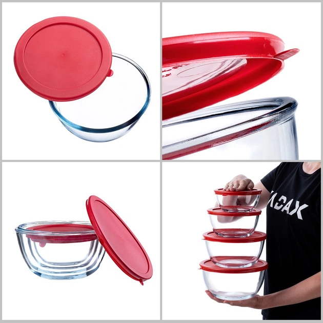 Zestaw pojemników Kadax z pokrywkami 4 szt (5903699496749) - obraz 6