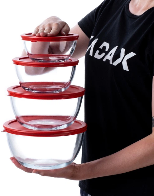 Zestaw pojemników Kadax z pokrywkami 4 szt (5903699496749) - obraz 8