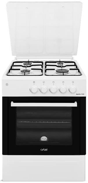 Плита газова Artel APETITO 10-G White з газовою духовкою - зображення 5