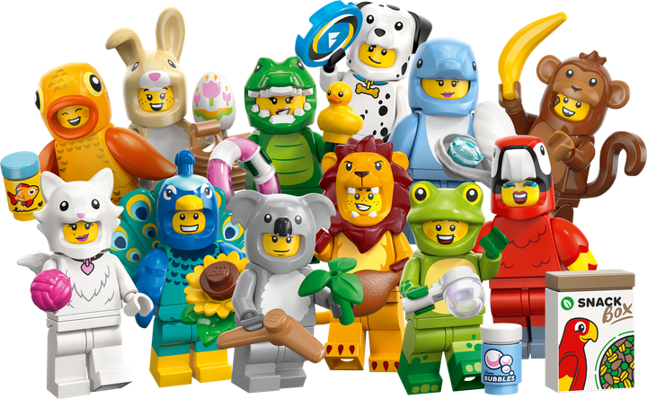 Zestaw klocków LEGO Minifigures Seria 28 — Zwierzęta 7 elementów 24 szt (71051) - obraz 2