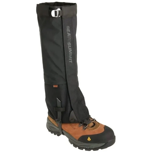 Бахіли туристичні гамаші Sea to Summit Quagmire Canvas Gaiters (PFC free) Black XL (100000743) - Фото 1 Бахіли туристичні гамаші Sea to Summit Quagmire Canvas Gaiters (PFC free) Black XL (100000743) - зображення 1