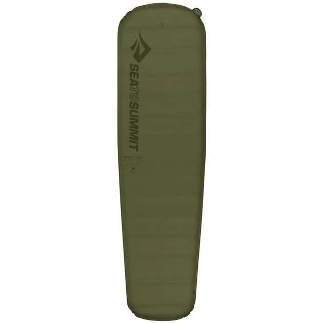 Туристический коврик самонадувающий Sea to Summit Camp Plus SI Regular Moss (100015946) - изображение 5