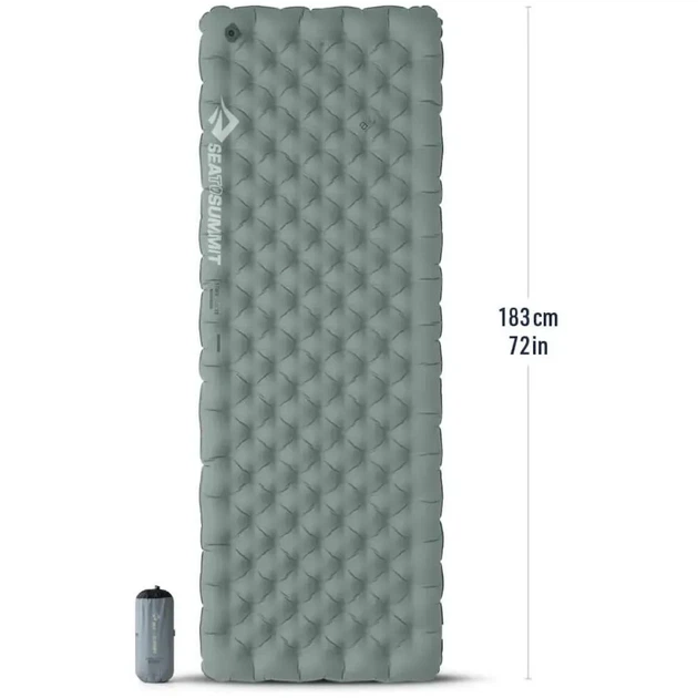 Надувной туристический коврик Sea to Summit Ether Light XR Insulated ASC Mat Regular Rectangular Wide Dark Grey (100080605) - Фото 1 Надувной туристический коврик Sea to Summit Ether Light XR Insulated ASC Mat Regular Rectangular Wide Dark Grey (100080605) - изображение 1