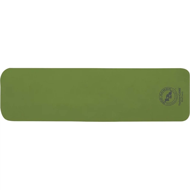 Коврик туристический Big Agnes TwisterCane Bio Foam 20x72 Regular Green/gray (100081093) - изображение 4