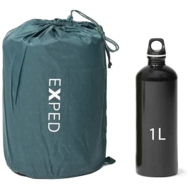 Туристичний килимок надувний Exped Dura 5R Duo M black (100046516) - зображення 2