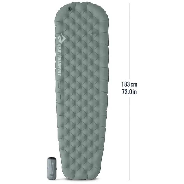 Надувной туристический коврик Sea to Summit Ether Light XR Insulated ASC Mat Regular Dark Grey (100080604) - Фото 1 Надувной туристический коврик Sea to Summit Ether Light XR Insulated ASC Mat Regular Dark Grey (100080604) - изображение 1