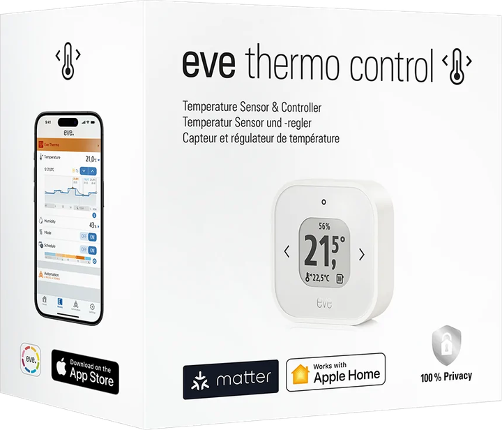 Inteligentny czujnik temperatury Eve Thermo Control (10ECK9951) - obraz 2
