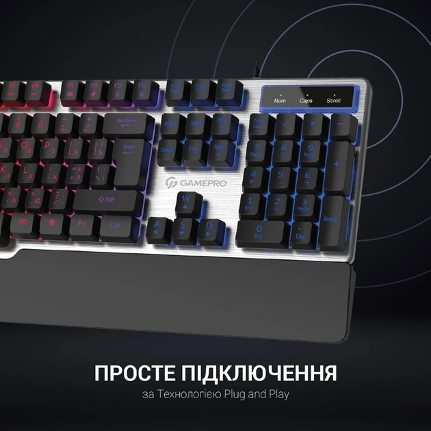Клавіатура дротова GamePro GK599 - зображення 5