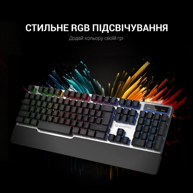 Клавіатура дротова GamePro GK599 - зображення 9