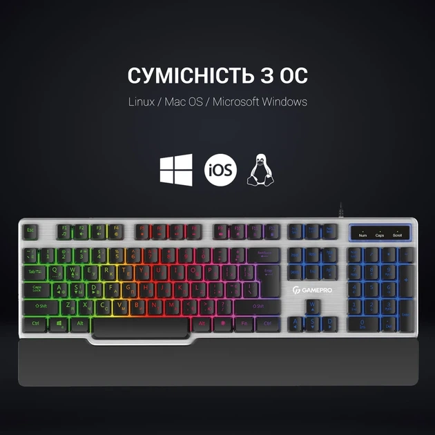 Клавіатура дротова GamePro GK599 - зображення 10