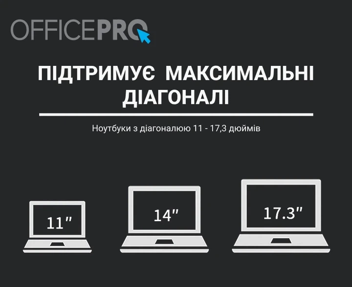 Підставка під ноутбук OfficePro LS111B - Фото 5 Підставка під ноутбук OfficePro LS111B - зображення 5