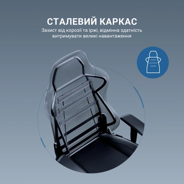 Крісло ігрове Anda Seat Luna Pro Dark Gray Fabric Size L - Фото 15 Крісло ігрове Anda Seat Luna Pro Dark Gray Fabric Size L - изображение 15