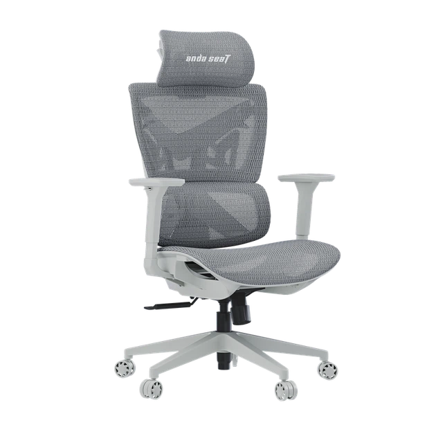 Крісло ігрове Anda Seat X-Air Mega Size XL Mesh Gray - изображение 3