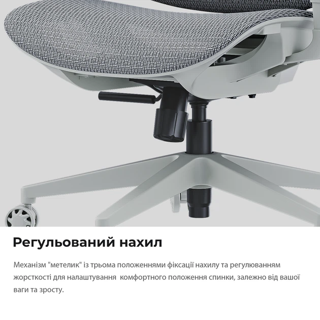 Крісло ігрове Anda Seat X-Air Mega Size XL Mesh Gray - изображение 11