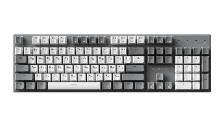 Дротова механічна клавіатура GamePro Genesis Metallic (MK144G) 100% Red switches - зображення 6